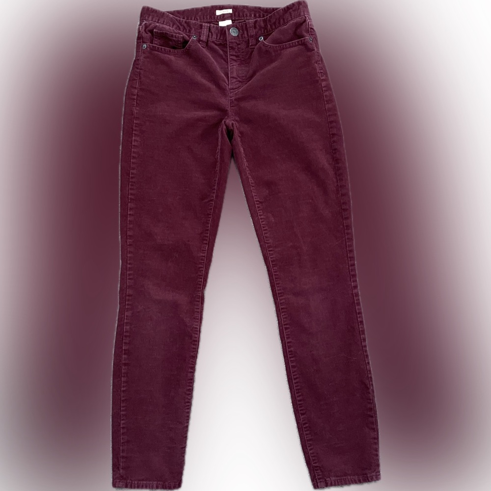 J. Crew Toothpick Corduroy Pants - Size 4/27